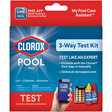 walmart pool chlorine test drops|clorox pool reagent test kit.